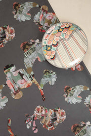 10000017747 PALMYRAH PRINTED HEAVY FABRIC SLATE GREY