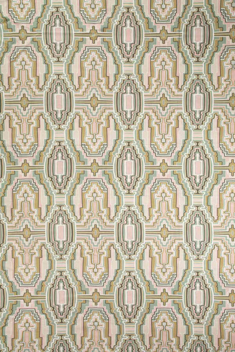 10000017748 TARAM PRINTED HEAVY FABRIC EARTHY GREEN
