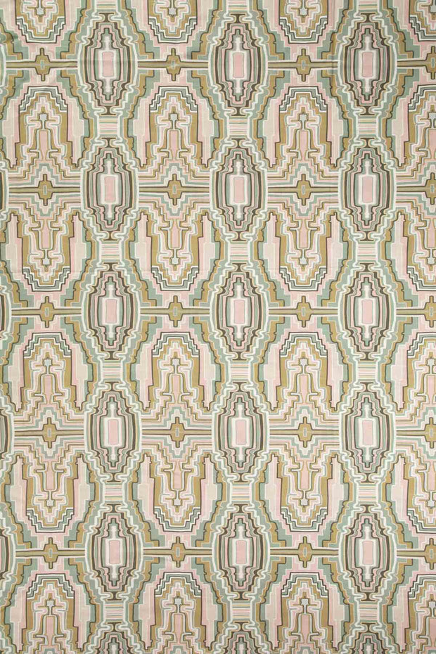 10000017748 TARAM PRINTED HEAVY FABRIC EARTHY GREEN