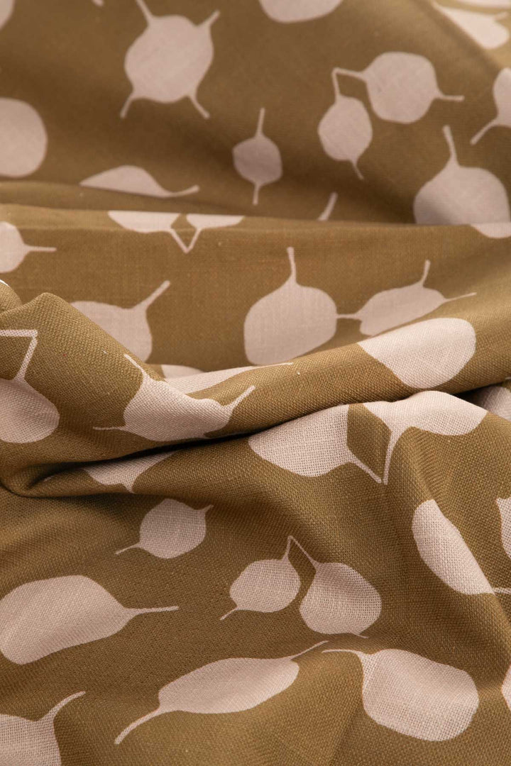 10000017749 SENHUR LEAF PRINTED HEAVY FABRIC TOBACCO