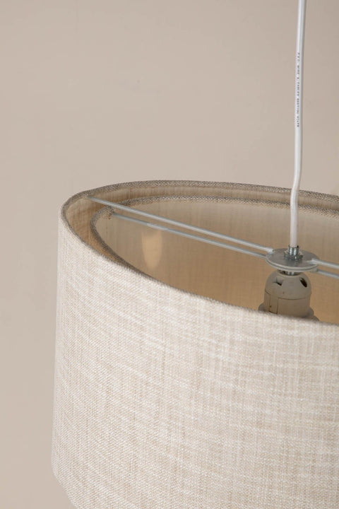 10000017777 SOLID OVAL PENDANT GREY