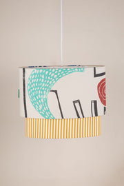 10000017778 FACE TO FACE OVAL PENDANT MULTI MUTED