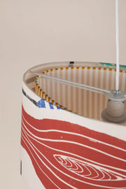 10000017778 FACE TO FACE OVAL PENDANT MULTI MUTED