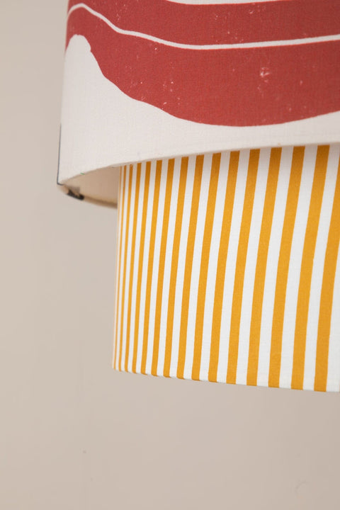 10000017778 FACE TO FACE OVAL PENDANT MULTI MUTED