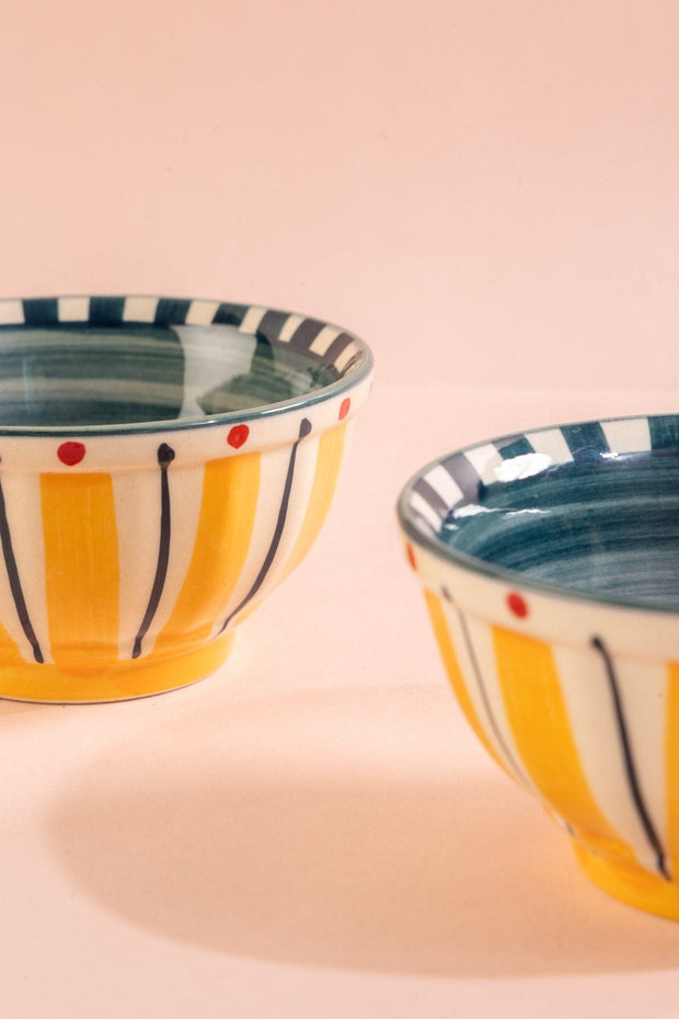 10000017782 KONGU MIXER BOWL (SET OF 2) BRIGHT YELLOW