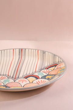 10000017787 KONGU RICE PLATTER MADDER RED
