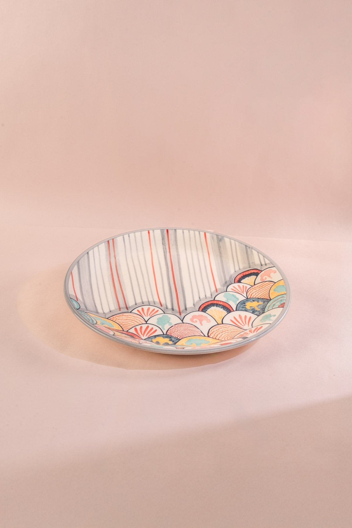 10000017787 KONGU RICE PLATTER MADDER RED
