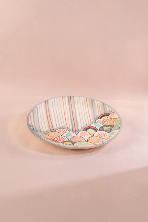 10000017787 KONGU RICE PLATTER MADDER RED