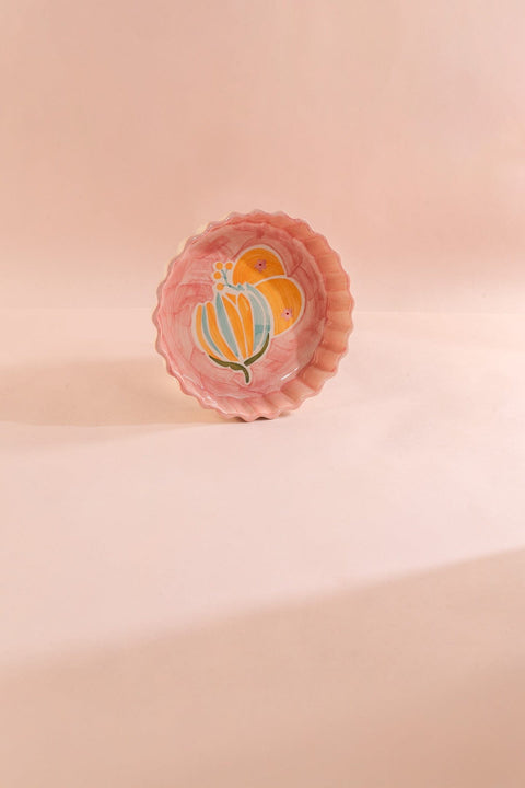 10000017789 KEORA QUICHE DISH SOFT PINK