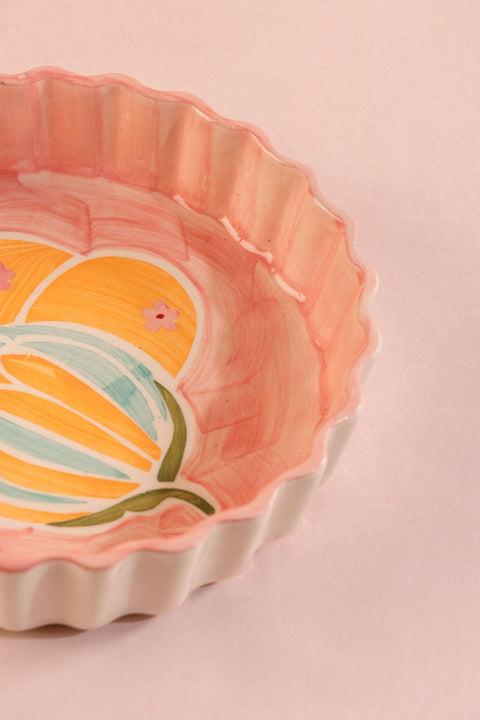 10000017789 KEORA QUICHE DISH SOFT PINK