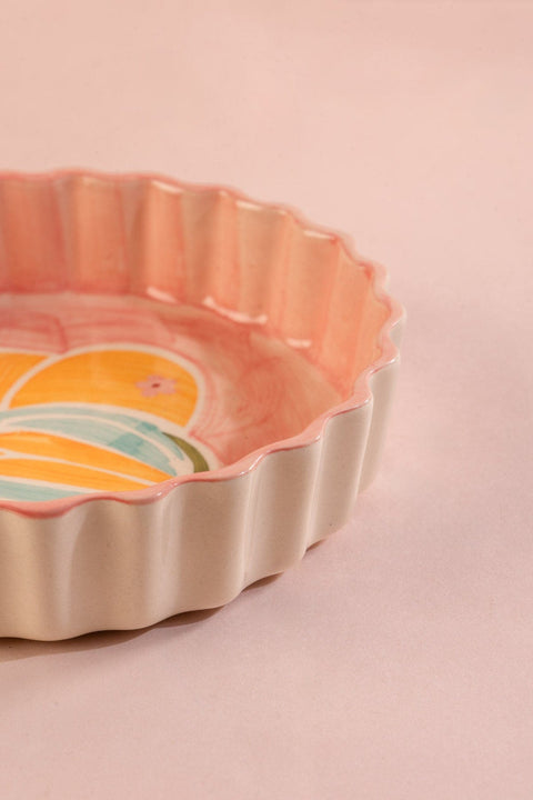 10000017789 KEORA QUICHE DISH SOFT PINK