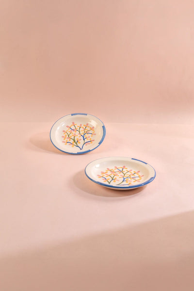 10000017790 KEORA TAPAS PLATE (SET OF 2) SOFT PINK
