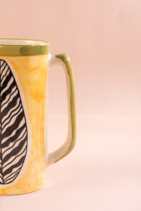 10000017792 KUPPI BEER MUG BRIGHT YELLOW