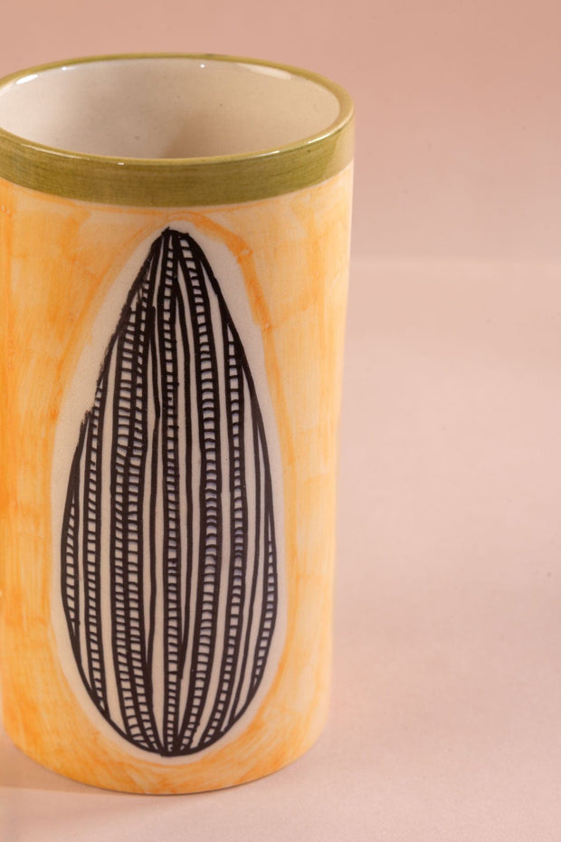 10000017792 KUPPI BEER MUG BRIGHT YELLOW