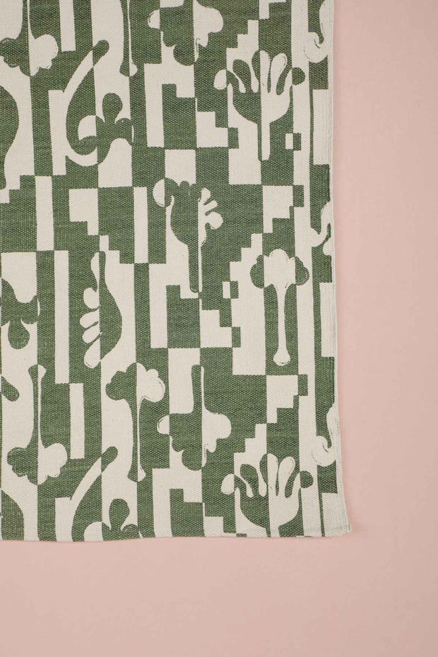 10000017797 PALMYRAH PRINTED RUG BIG SAGE GREEN