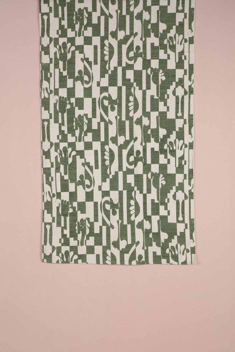 10000017797 PALMYRAH PRINTED RUG BIG SAGE GREEN