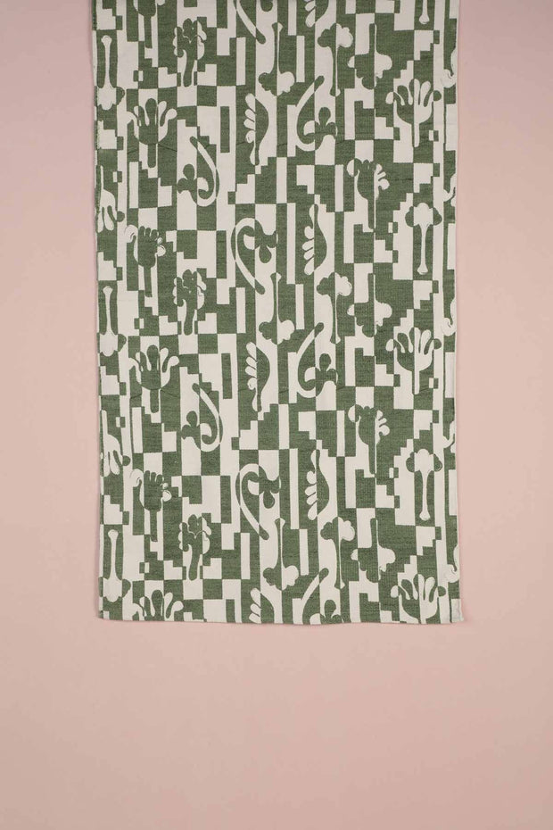 10000017797 PALMYRAH PRINTED RUG BIG SAGE GREEN