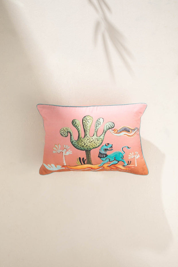 10000017803 AMAPOLA CUSHION COVER CORAL RED