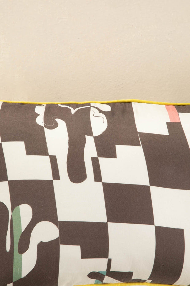 10000017805 PALMYRAH CUSHION COVER CREME BROWN