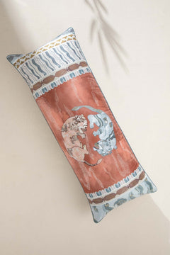 10000017808 DANCE OF THE YALIS CUSHION COVER RUST