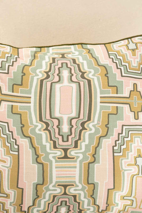 10000017810 TARAM CUSHION COVER EARTHY GREEN