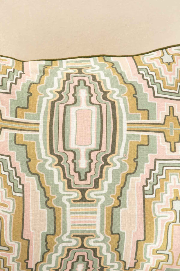 10000017810 TARAM CUSHION COVER EARTHY GREEN