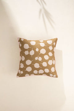 10000017812 SENHUR LEAF CUSHION COVER TOBACCO