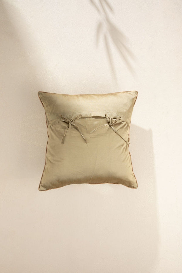 10000017812 SENHUR LEAF CUSHION COVER TOBACCO