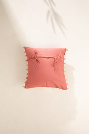 10000017817 TARAM EMBROIDERED CUSHION COVER RED PEPPER