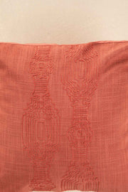 10000017817 TARAM EMBROIDERED CUSHION COVER RED PEPPER
