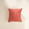 Taram Embroidered Red Pepper Cushion Cover (41 X 41 Cm)