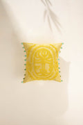 10000017818 FREEDOM TREE EMBROIDERED CUSHION COVER ZEST LIME \