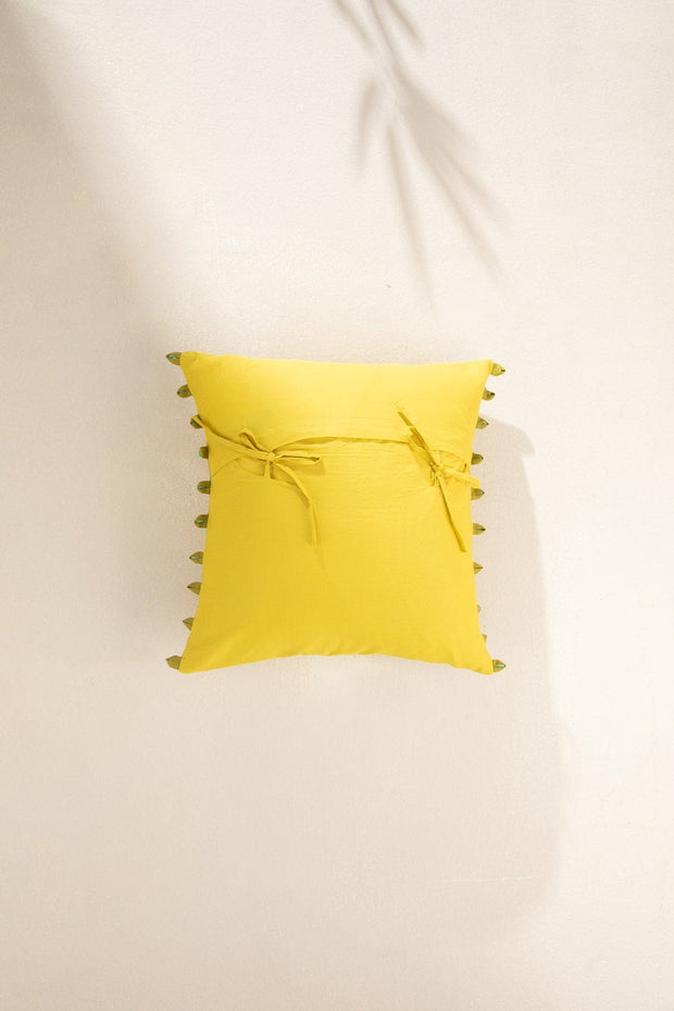 10000017818 FREEDOM TREE EMBROIDERED CUSHION COVER ZEST LIME \