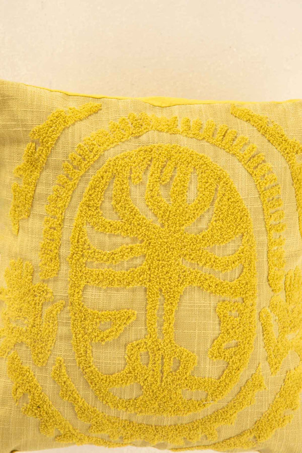 10000017818 FREEDOM TREE EMBROIDERED CUSHION COVER ZEST LIME \