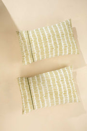 10000017842KYOTO PILLOW COVER (SET OF 2) OLIVE GREEN