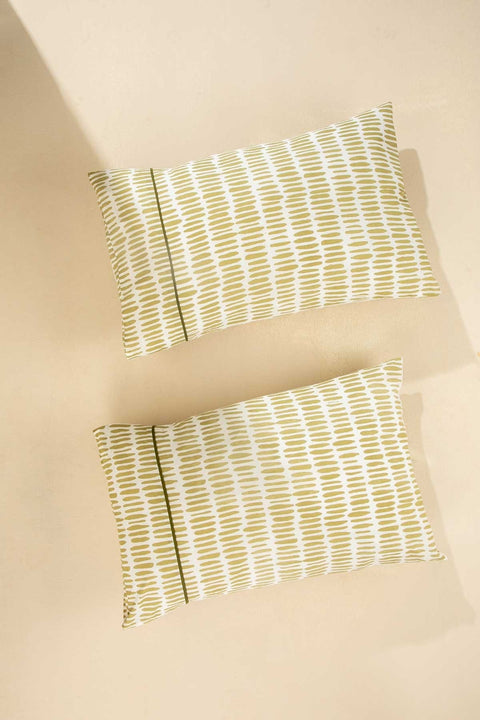 10000017842KYOTO PILLOW COVER (SET OF 2) OLIVE GREEN