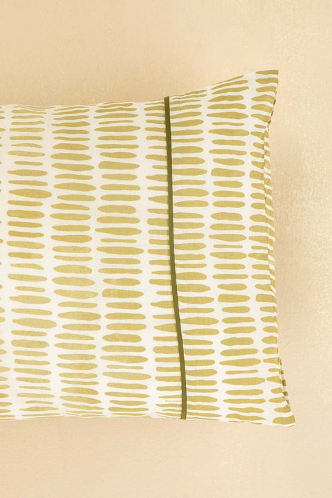 10000017842KYOTO PILLOW COVER (SET OF 2) OLIVE GREEN