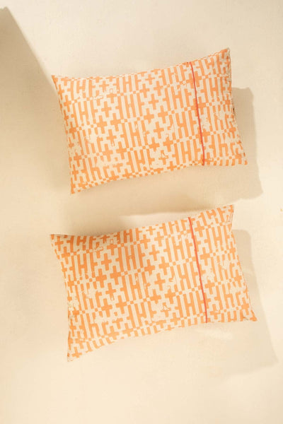 10000017843GYAMATI PILLOW COVER (SET OF 2) RUST