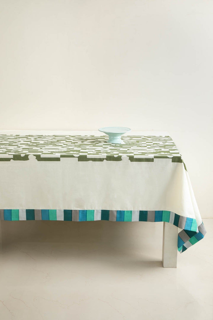 10000017872 PALMYRAM TABLE COVER SMALL SAGE GREEN