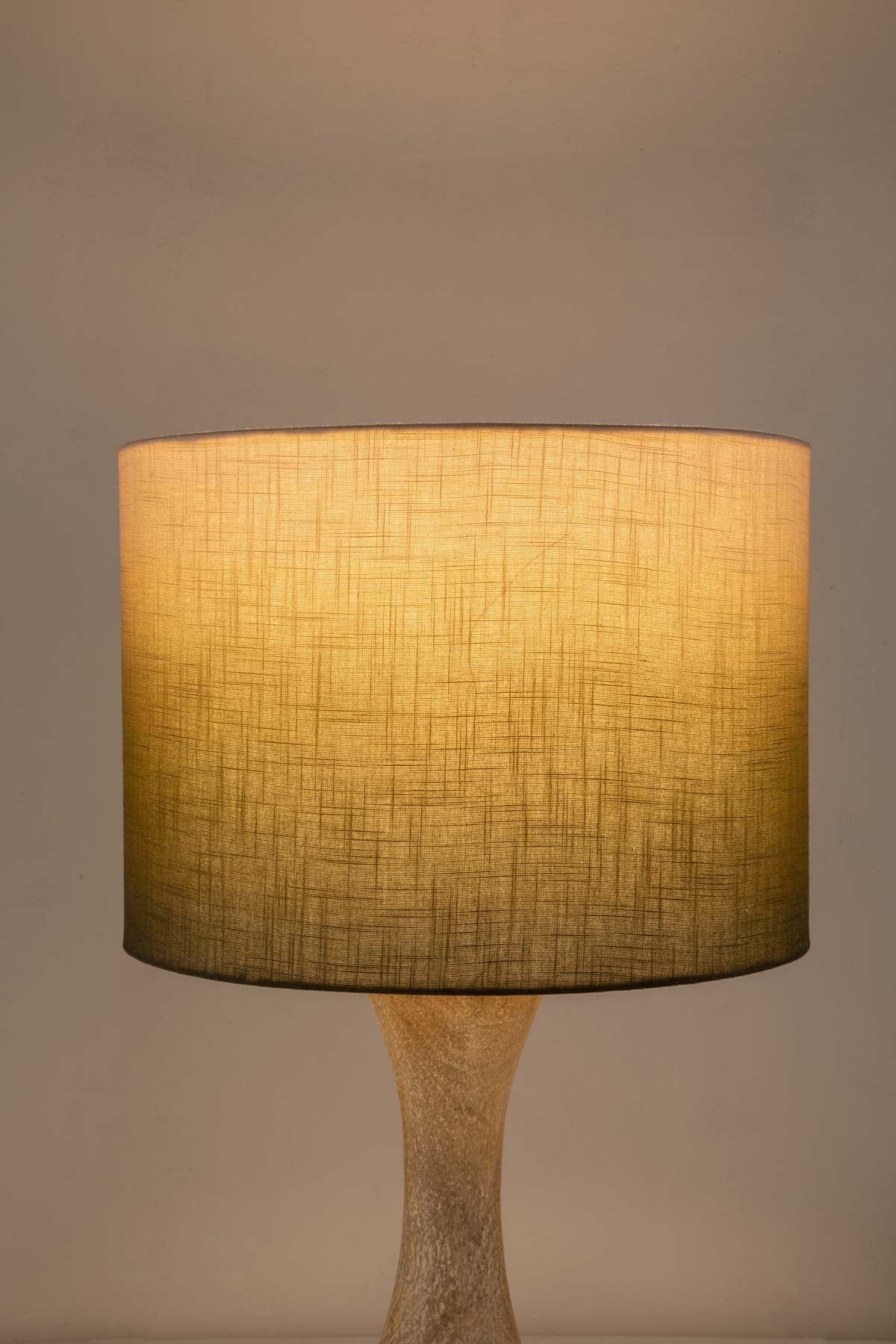 Akshaya Large Drum Lampshade (Olive Green)