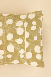 10000017915SEHNUR LEAF PILLOW COVER (SET OF 2) OLIVE GREEN