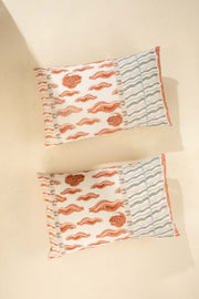 10000017916SILVER LINING PILLOW COVER (SET OF 2) RUST