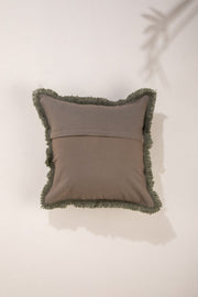 SOLID & TEXTURED CUSHIONS Kufri Forest Sage Cushion Cover (46 X 46 Cm)
