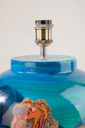 Pangong Lake Water Blue Table Lamp