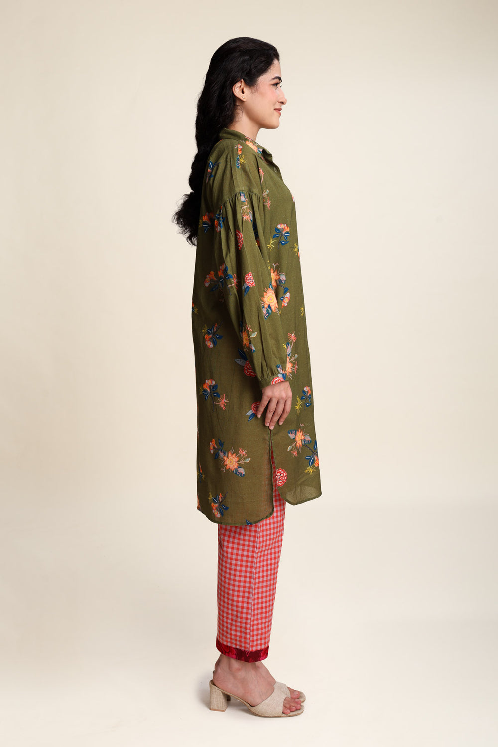 Mirror Garden Melaka Tunic (Moss Green)
