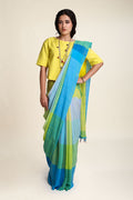 Matsya Handloom Saree (Tile Blues)