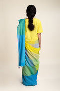 Matsya Handloom Saree (Tile Blues)