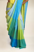 Matsya Handloom Saree (Tile Blues)