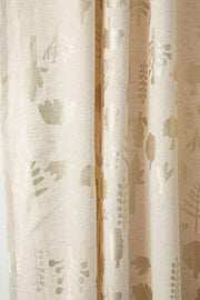 CURTAINS Green House Window Blinds In Cotton Fabric (Gold)
