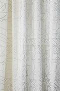 CURTAINS Wireframe Window Blinds In Cotton Fabric (Silver)